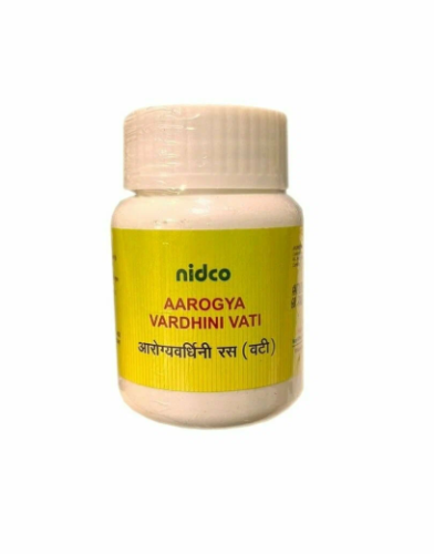 Арогья Вардхини Вати (Aarogya Vardhini Vati) - поддержка здоровья печени / 60таб., Nidco